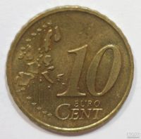 Лот: 2098589. Фото: 2. 10 евроцентов 2002 год. Германия... Монеты