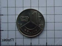 Лот: 1406477. Фото: 2. 1 франк Бельгия 1990г (забавный... Монеты