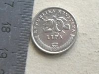 Лот: 17896760. Фото: 5. Монета 20 лип Хорватия 1999 флора...