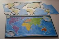 Лот: 7153829. Фото: 4. Географический пазл "Карта мира... Красноярск