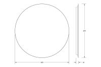 Лот: 24643112. Фото: 3. Зеркало с LED-подсветкой DEFESTO... Красноярск