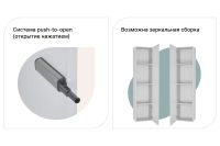 Лот: 23944334. Фото: 2. Шкаф навесной Hoff Point. Мебель для гостиной