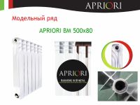 Лот: 5073137. Фото: 3. Радиаторы отопления Apriori 500... Строительство и ремонт