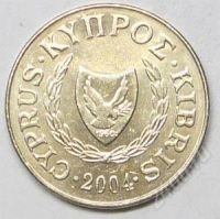 Лот: 1165139. Фото: 2. Кипр. 5 цент 2004г. Монеты