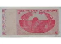 Лот: 5559715. Фото: 2. R Зимбабве 10 долларов 2009, UNC. Банкноты