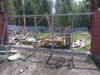 Лот: 17242517. Фото: 4. Ворота откатные, проем 5 метров... Красноярск