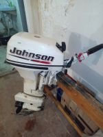 Лот: 22488319. Фото: 2. Лодочный мотор Джонсон 15 с запчастями. Водный транспорт
