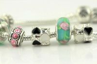 Лот: 3689461. Фото: 2. Браслет Pandora Blue Murano Glass... Ювелирные изделия, бижутерия, часы
