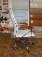 Лот: 2674612. Фото: 3. Кресло Руководителя Арт. 826 белое. Мебель