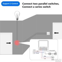 Лот: 17941738. Фото: 2. WiFi релейный модуль Smart Home... Радиодетали  (электронные компоненты)