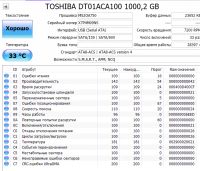 Лот: 19319198. Фото: 3. HDD 1000 Гб, Toshiba Sata-3, 7200... Компьютеры, оргтехника, канцтовары