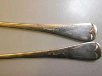 Лот: 5849409. Фото: 5. Столовые приборы, посеребрённые...