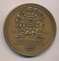 Лот: 16342365. Фото: 2. Россия 1992 Генеральное консульство... Значки, медали, жетоны