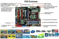 Лот: 762968. Фото: 2. Плата ASRock LGA1156 P55 Extreme... Комплектующие