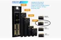 Лот: 24559612. Фото: 2. SSD M2 2280 Ngff Sata OSCOO 128gb... Комплектующие