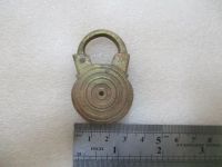 Лот: 17842238. Фото: 2. Замочек латунный до 1917 года. Антиквариат