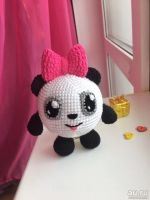 Лот: 12999971. Фото: 2. Пандочка. Ручная работа. Вязание, шитье