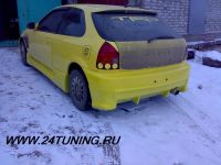 Лот: 5619281. Фото: 3. Бампер, пороги и накладка на Honda... Авто, мото, водный транспорт