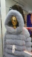 Лот: 10396578. Фото: 5. Шубка трансформер из песца с капюшоном