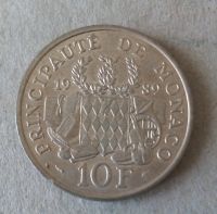 Лот: 19002809. Фото: 2. Монако 10 франков. 1989 г. Монеты