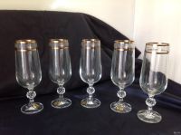 Лот: 16261809. Фото: 6. Фужеры стекло Чехия бокалы Богемия