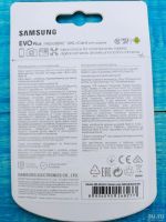 Лот: 7677339. Фото: 2. Карта памяти Samsung EVO Plus... Носители информации