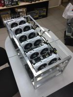 Лот: 10996601. Фото: 3. Ферма на 6 видеокартах Asus GTX-1060-O6G-6gb... Компьютеры, оргтехника, канцтовары