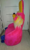 Лот: 6498192. Фото: 6. Кресло игрушка зайка заяц розовое...