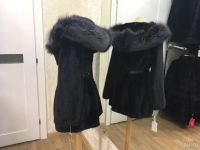 Лот: 9057926. Фото: 7. Чёрная норковая шуба с чернобурой...