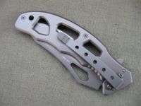 Лот: 3304265. Фото: 3. Нож складной с титановым покрытием... Туризм, охота, рыбалка, самооборона