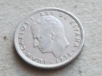 Лот: 20257810. Фото: 2. Монета 5 песет пять Испания 1975... Монеты