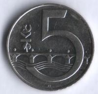 Лот: 18847060. Фото: 2. Чехия 5 крон 2010. Монеты