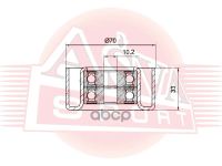 Лот: 24754151. Фото: 2. Ролик Натяжной ASVA арт. TYBP-046. Красноярск
