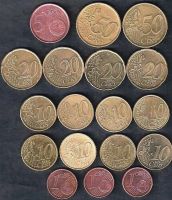 Лот: 10960409. Фото: 2. Евро центы разные монеты . Испания... Монеты
