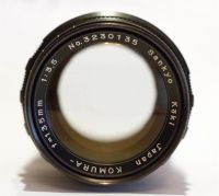 Лот: 2967268. Фото: 2. Sankyo Koki Komura 135mm f3.5... Фото, видеокамеры, оптика