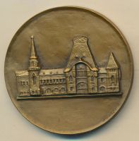 Лот: 17893520. Фото: 2. СССР Медаль 1985 архитектор Ф... Значки, медали, жетоны