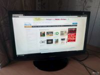 Лот: 13528920. Фото: 3. Samsung 2333sw 24дюйма есть полоса. Компьютеры, оргтехника, канцтовары