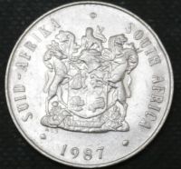 Лот: 10488027. Фото: 2. Экзотика с рубля (9547) ЮАР. Монеты