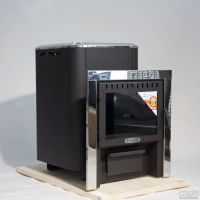 Лот: 9317150. Фото: 2. Печь банная Кубань с панорамным... Тепловое оборудование, климат