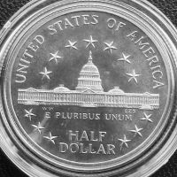 Лот: 6346893. Фото: 2. США 1/2 доллара 1989 ПРУФ = конгресс. Монеты