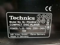 Лот: 13720129. Фото: 3. Technics SL-PG480A(Германия)пульт. Бытовая техника