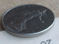 Лот: 8575327. Фото: 2. Монета 1 франк один Франция 1991... Монеты