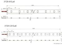 Лот: 6640932. Фото: 2. Светодиодная лента SMD 3528 60... Освещение