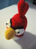 Лот: 1598913. Фото: 2. Злая птичка из Angry birds, связана... Ручная работа