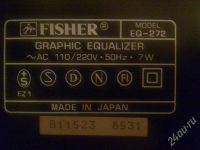 Лот: 371324. Фото: 3. Стерео эквалайзер Fisher. Бытовая техника