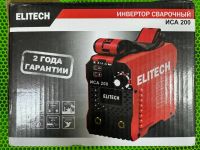 Лот: 25350022. Фото: 2. Сварочный инвертор elitech иса... Сварка и резка