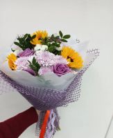 Лот: 25707767. Фото: 3. Букет с подсолнухом. Сувениры, подарки