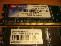 Лот: 5050056. Фото: 2. Память DDR1 3200, 512 х 2. Комплектующие