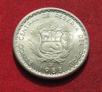 Лот: 20942475. Фото: 2. Перу 5 инти, 1988г. Монеты