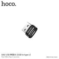 Лот: 19922558. Фото: 6. Адаптер Hoco UA6, USB-Type-C черный